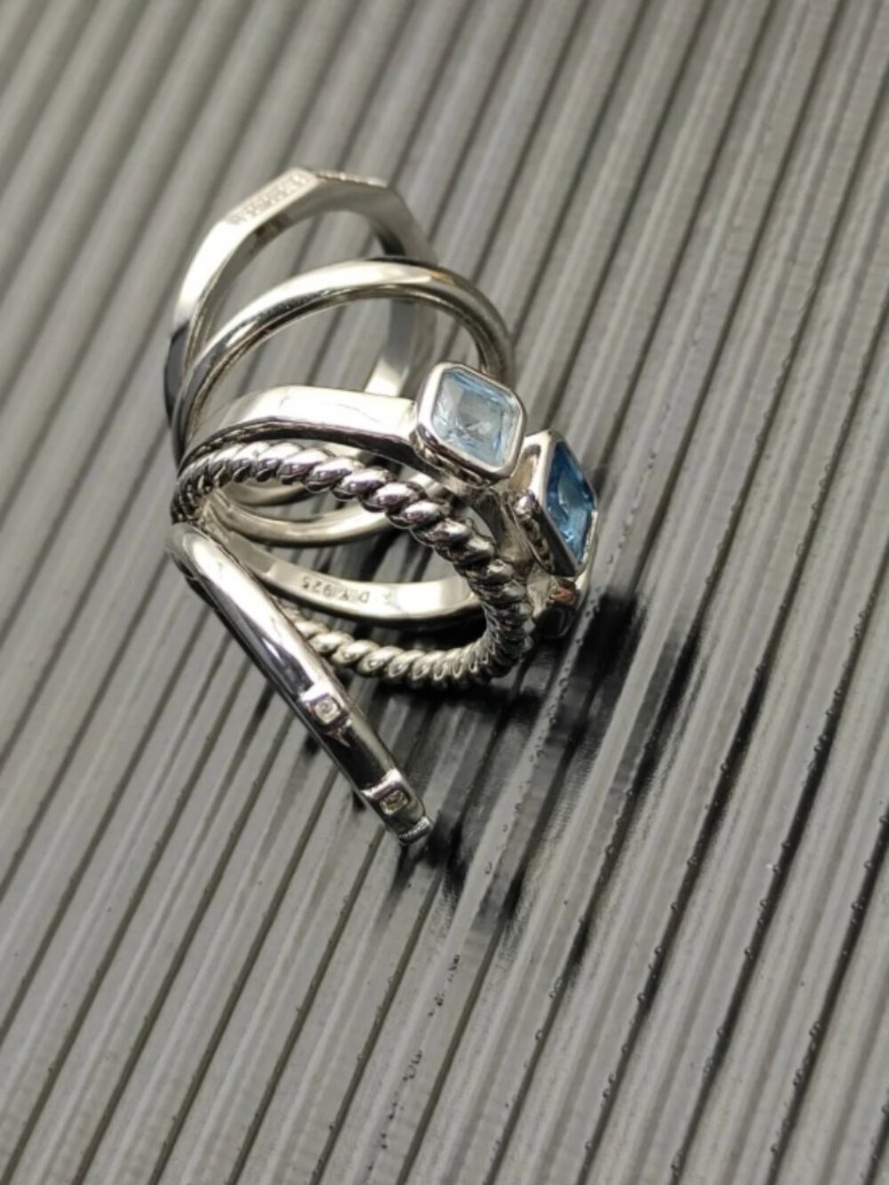 ✨David Yurman five-link ring - Picture 6 of 7